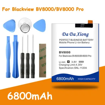 

High Capacity 6800mAh V636468P For Blackview BV8000 Battery Blackview BV8000 Pro Free tools