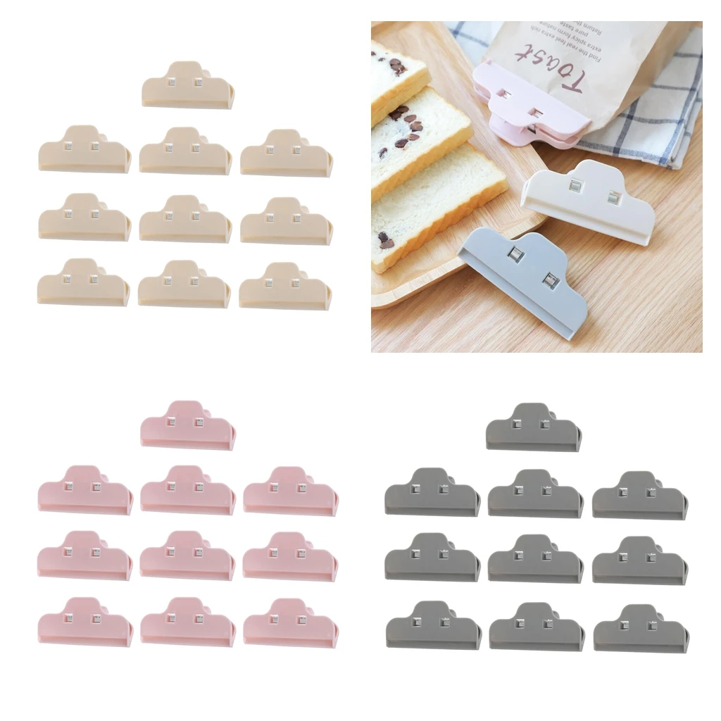 10 Pcs Food Bread Storage Clip Household Plastic Bag Clips Kitchen Utensil 10 Pcs Food Bread Storage Clip Household Plastic Bag Clips Kitchen Utensil