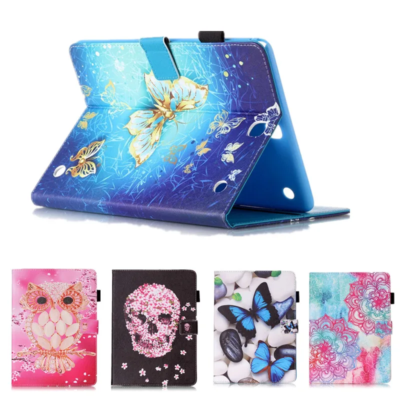 Модный 3d принтер из искусственной кожи чехол для samsung Galaxy Tab A 9,7 SM-T555 T550 9,7 ''планшеты Чехол подставка с держателем стилуса