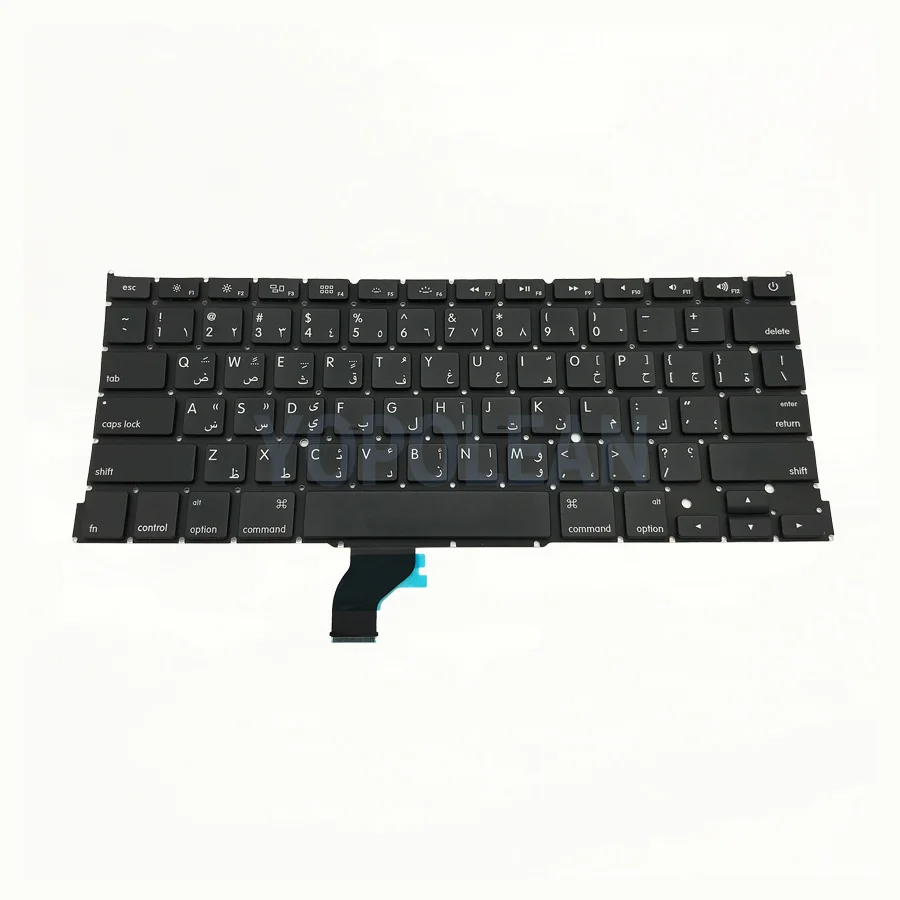 3 шт./лот AC06 AC07 арабская клавиатура для ноутбука Macbook Pro retina 1" A1502 2013 года