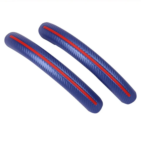 38cm Steering Wheel Cover Carbon Fiber Four-season Steering Wheel Cover Protection Slip On Car Interior Parts Decorate