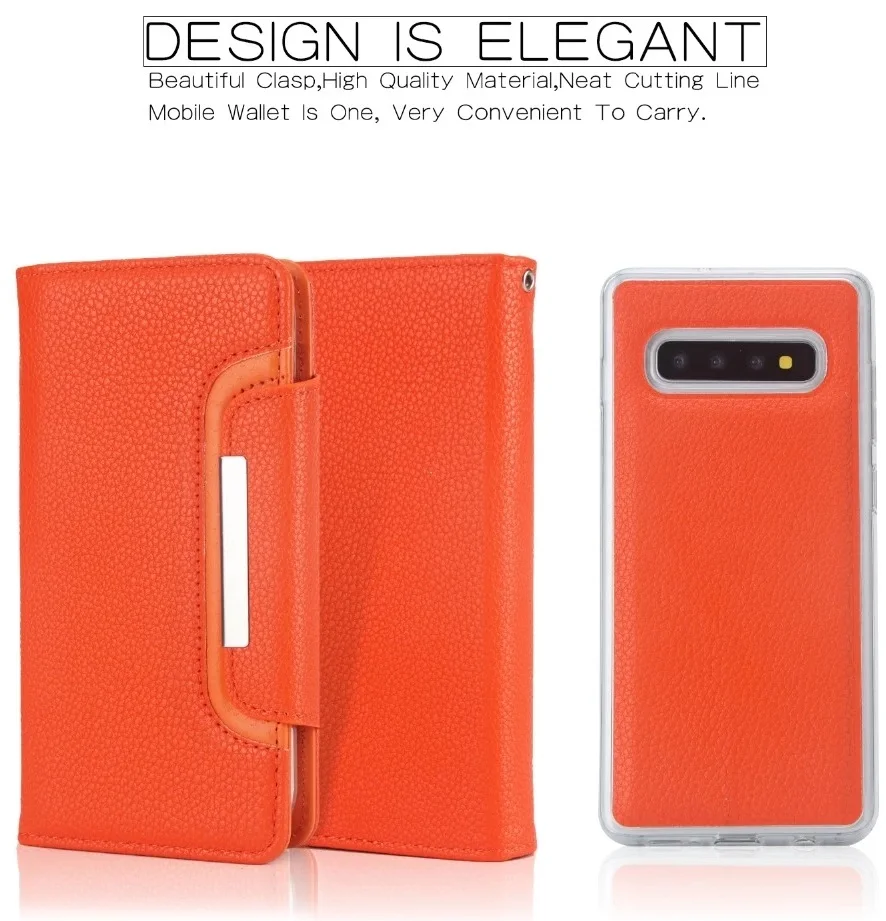 

For Samsung Galaxy S10 Plus Case PU Leather Wallet Card holder Flip Cover Case For Samsung Galaxy S10e S8 S9 Note 8 9 10 Plus Cover