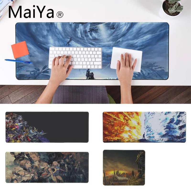 MaiYa красивый Аниме Final фантастический резиновый коврик для мыши игровой русский резиновый ПК компьютерный игровой коврик для мыши Настольный коврик