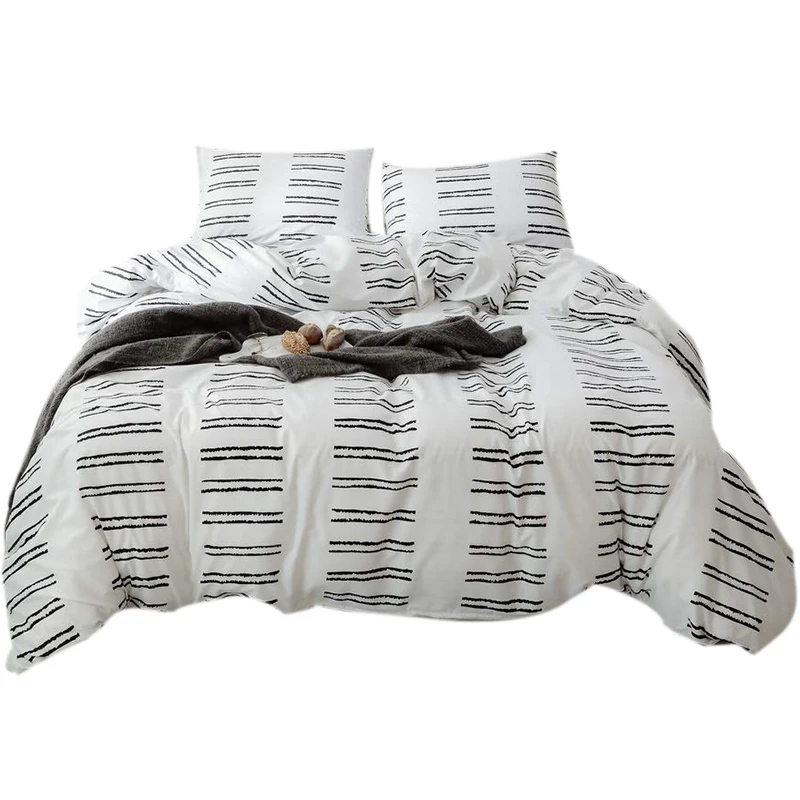 

3-Piece Duvet Cover Pillowcase Set, Soft and Breathable Duvet Cover Bedding Home Textile with Pillowcase