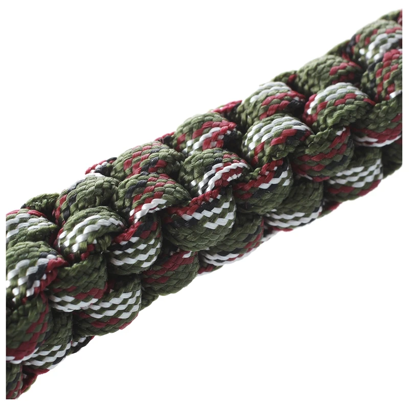 2 шт Lanyard Paracord квадратный Плетеный Lanyard для ножей/фонарей/ключей/usb-накопителей, камуфляж и красный