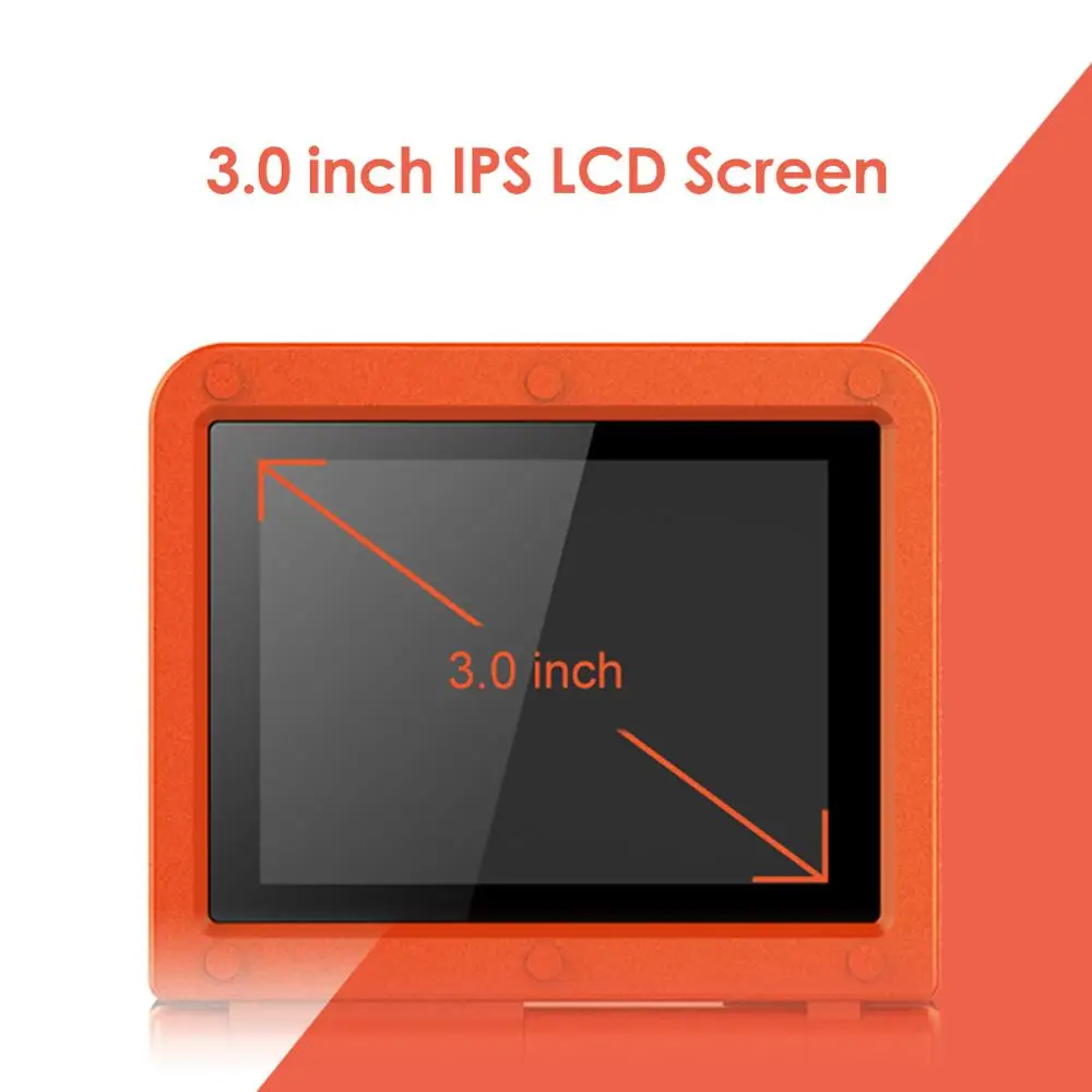 POWDIDDY V90 3 0 дюймов IPS Ретро раскладная портативная игровая консоль 3000 игр карманный