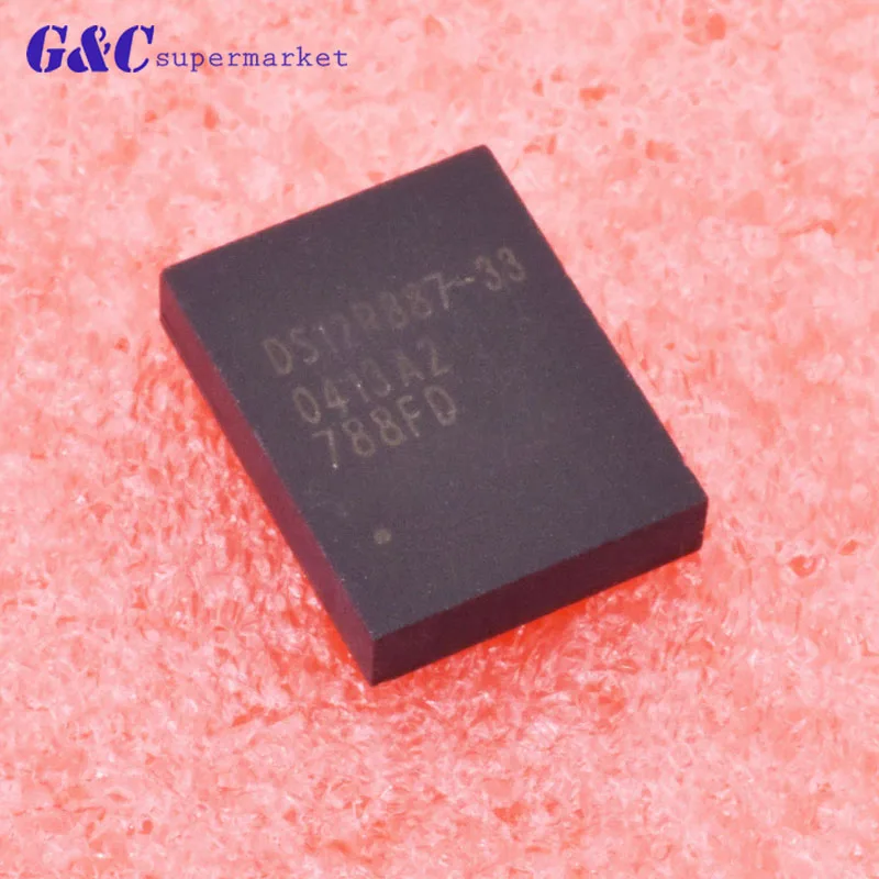 

1PCS/5PCS DS12R887-33 BGA RTC with Constant-Voltage Trickle Charger