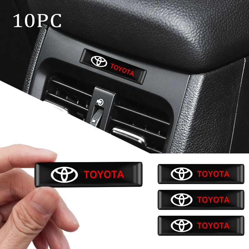 4/10PCS 3D Epoxy Car Sticker Flags Emblem Decal Decorating For Toyota Corolla Yaris Rav4 Auris Prius Camry 40 Passo Accessorie | Автомобили