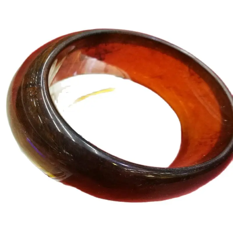 

Chinese Amber Beeswax Bangle Bracelets 63mm Diameter Bracelets Woman Bangle