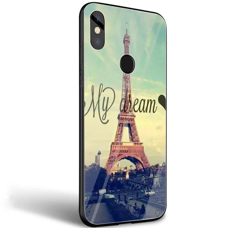 Стеклянный чехол для телефона Xiaomi mi 8 Lite 9 A1 A2 Red mi Note 5 6 7 Pro 6A 4X Pocophone F1