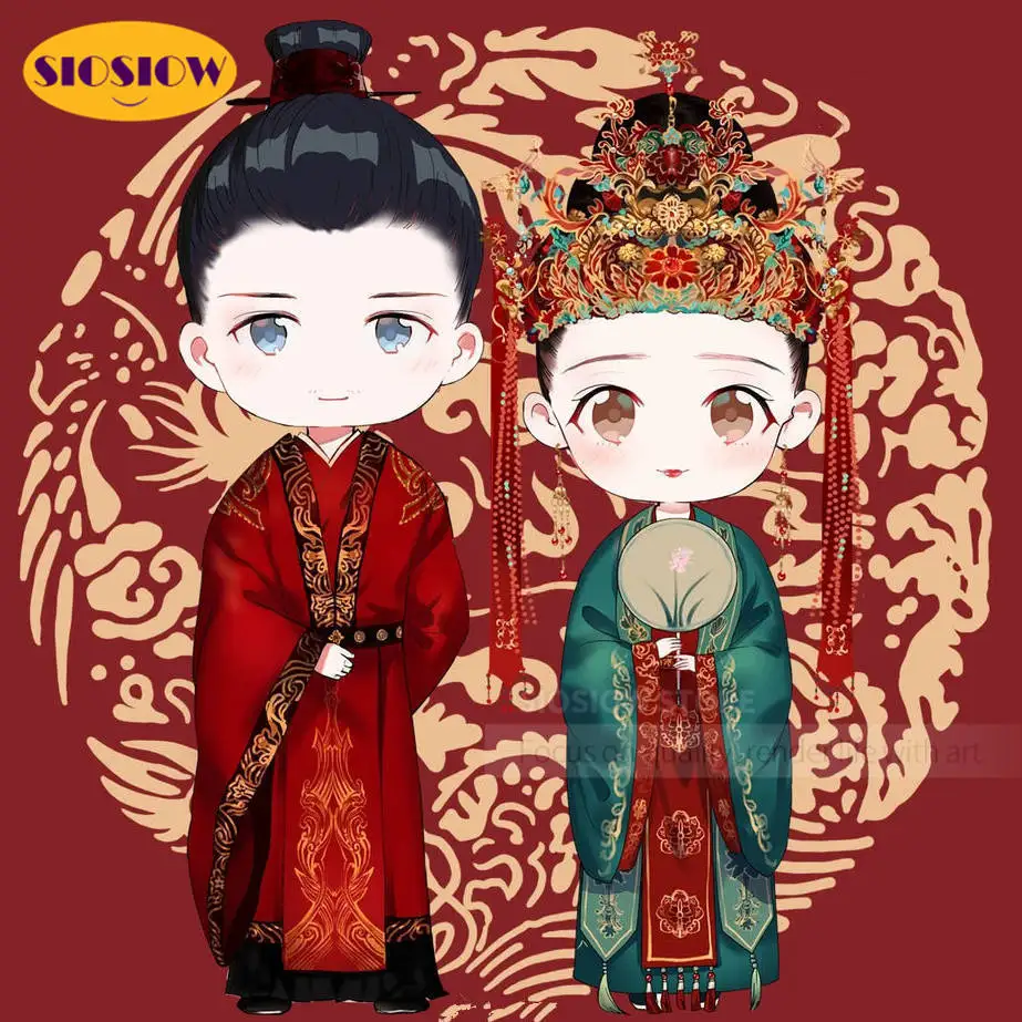 5d Diamond Painting Chinese Cross Stitch Cartoon Girl &amp Boy Daimond Mosaic Embroidery China Decor Home Wedding Gift Personalized | Дом и