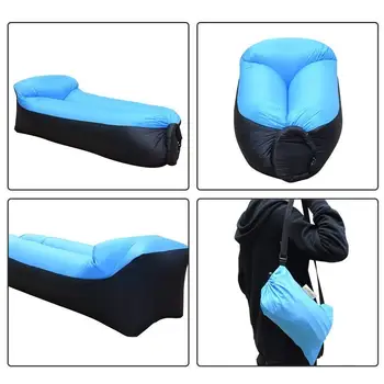 

lazy sofa sleeping bags fast folding Inflatable air sofa lazy bag Beach laybag Air Bed inflatable lounger chair cushion