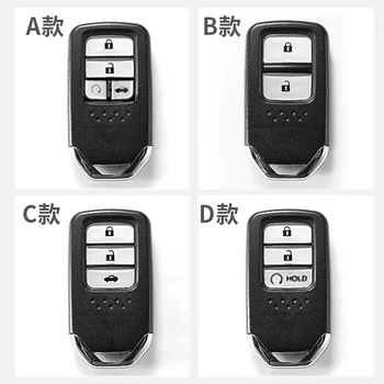 Borsa di copertura della cassa chiave dell'automobile del TPU del cromo di alta qualità adatta per Honda tutti i modelli chiave Shell Protector portachiavi accessori Auto - Borsa di copertura della cassa chiave dell automobile del TPU del cromo di alta qualit