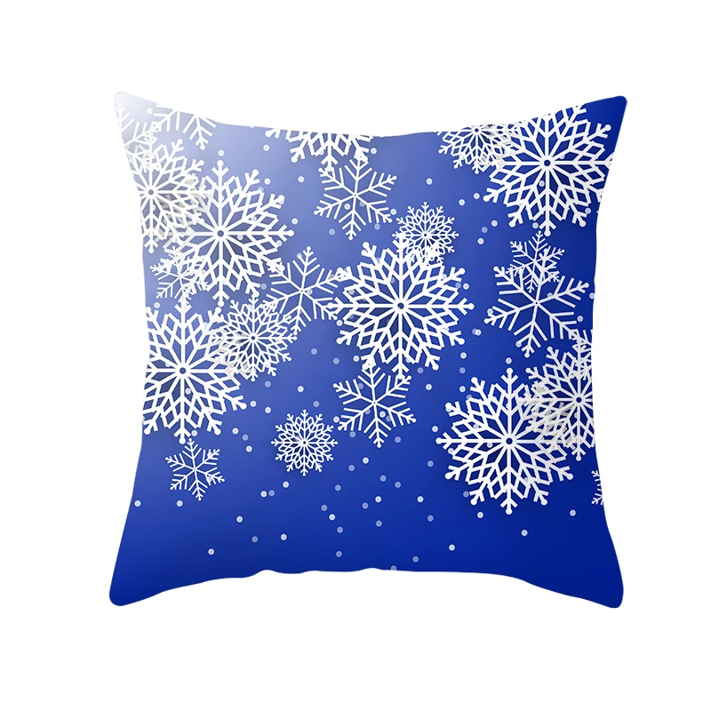Fuwatacchi темно-синяя Рождественская декоративная наволочка для подушки, наволочка в скандинавском стиле со стразами, наволочка из полиэстера для домашнего дивана, стула, наволочки - Цвет: PC12029
