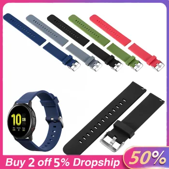 

2020 Hot Sale Smart Accessories Silicone Replacement Watch Band Wrist Strap For Samsung Galaxy Watch Active 2 Dropshipping
