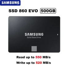 SAMSUNG SSD 860 EVO 500GB Внутренний твердотельный диск HDD жесткий диск SATA3 2,5 дюймов ноутбук Настольный ПК MLC disco duro