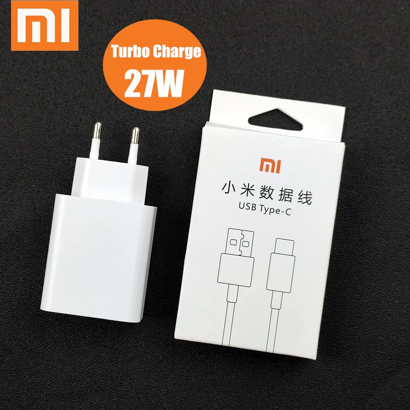 Оригинальное зарядное устройство xiaomi Turbo 27 Вт QC 4 0 быстрая зарядка usb адаптер