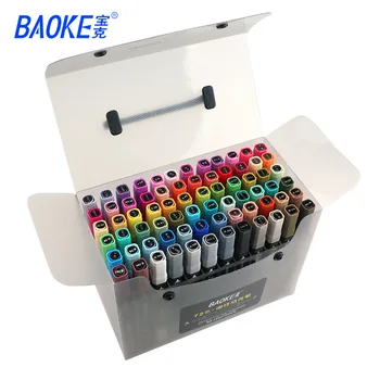 

Genuine Product Baoke Oily Mark Pen Mp2900 Fine Art Advertisement Mark Grams Pen Double Headed Color Complementary Color Marking