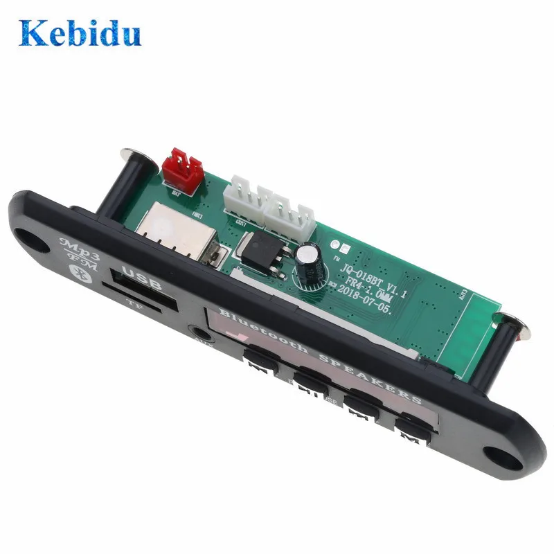 KEBIDU 2016 новое поступление беспроводной Bluetooth 12 в MP3 WMA декодер плата аудио модуль USB