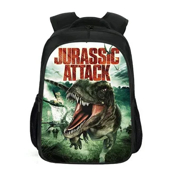 

3D Dinosaur pattern Animals World Schoolbag Jurassic Dinosaur Kids Backpack Children Gift For Boys/Kids Travel BookBag Mochilas