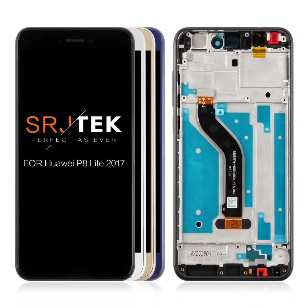 5 2 &quotдля HUAWEI P8 Lite 2017 ЖК-дисплей панель с сенсорным экраном дигитайзер полная