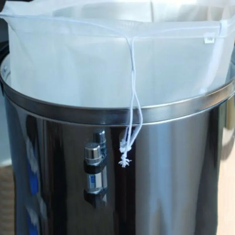 Mesh 100/200 Brew Strainer Bag Food Grade Nut Milk Wine Beer sieve Bucket Soy Juice Vegetable Stuffing Coffee Aquarium Filter