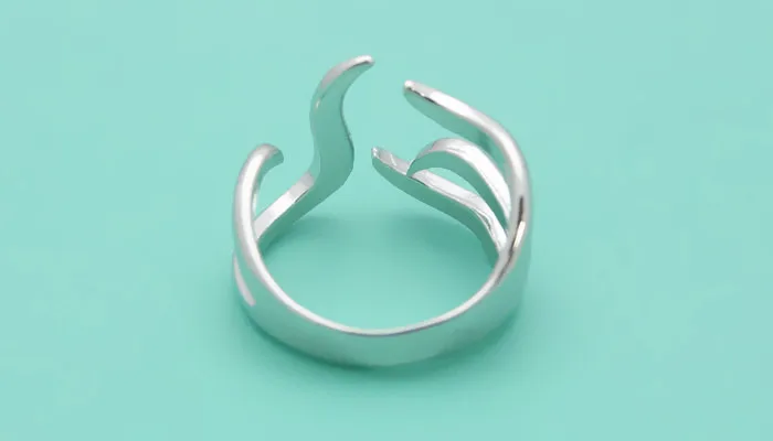Совершенно новое серебряное кольцо в виде цветка Женское ширина 6 мм|rings canada|ring