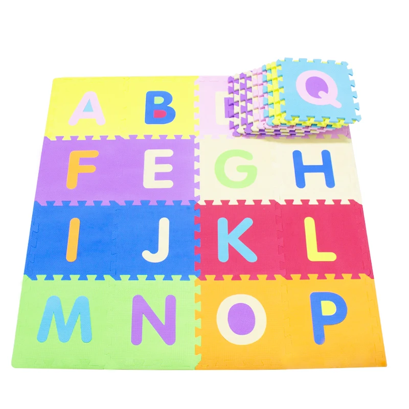 

CE/UL156PCS EVA Soft Play Foam Mat Letters 30*30*1 CM Interlocking Foam Tiles Baby Playground Climbing Pad