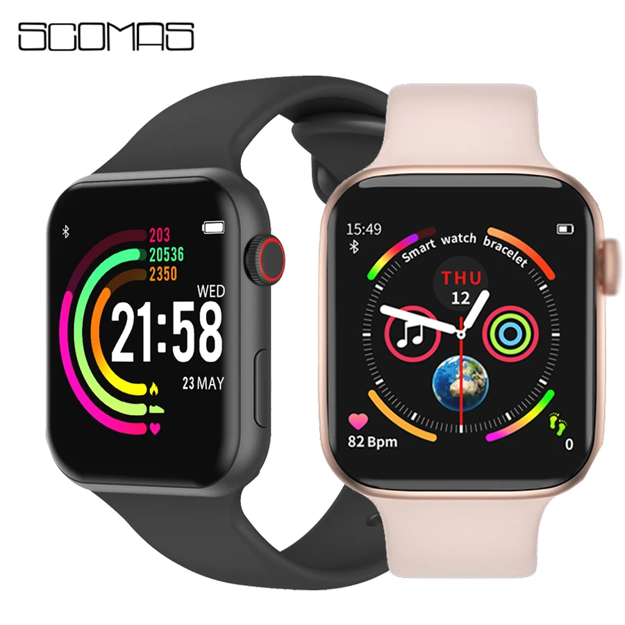 

SCOMAS IWO 8 lite Smart Watch 1.54"IPS Touch Watch 4 Health Monitor Sport Data Record For iOS Android Men Women Smartwatch
