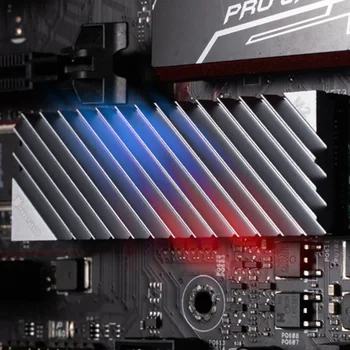 

M.2 2280 SSD Hard Disk Aluminum Heat Sink with Thermal Pad for Desktop PC