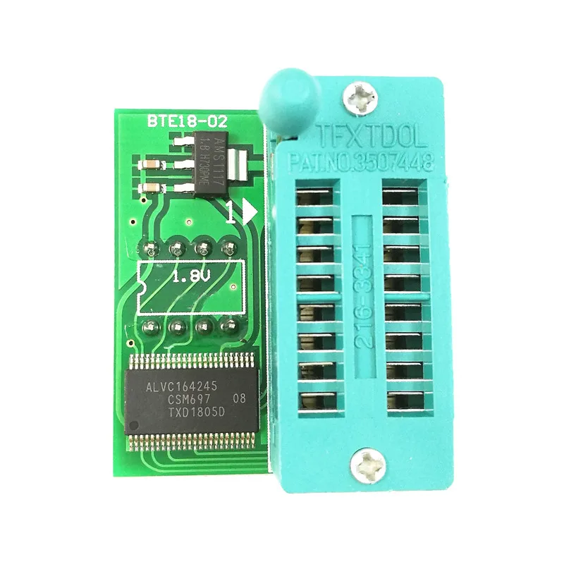 Адаптер 1,8 В для Iphone или материнской платы, 1,8 в SPI Flash SOP8 DIP8 W25 MX25 используется для программистов TL866CS TL866A EZP2010 EZP2013 CH341