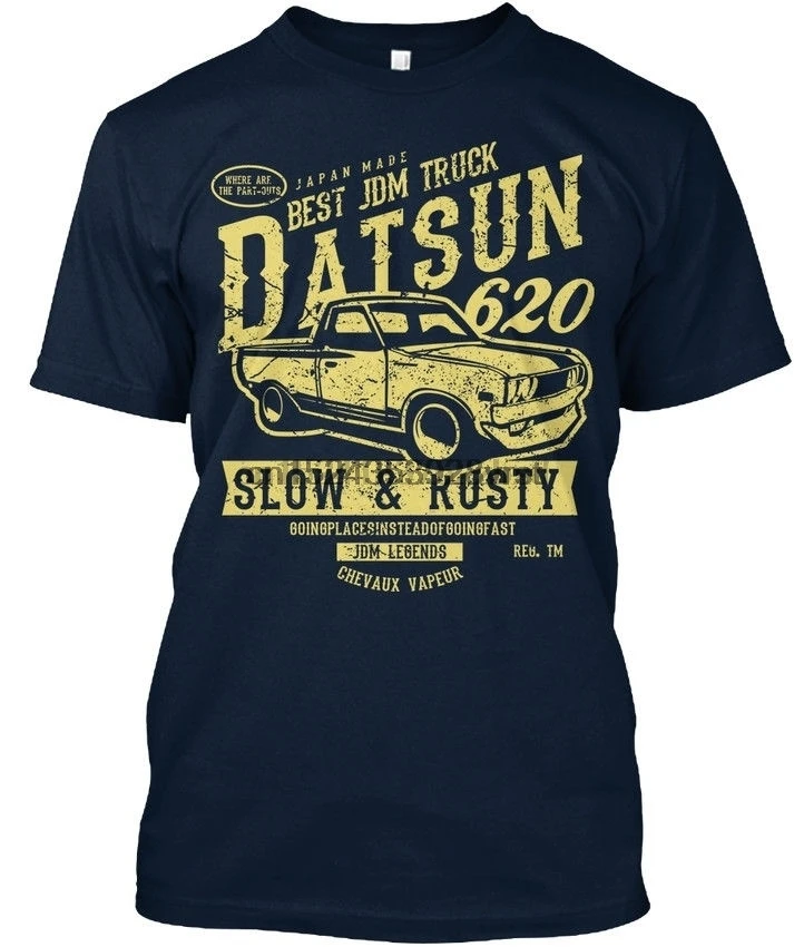 620- Japan Made Best Jdm Truck Datsun 620 Slow Rusty Premium Tee T-Shirt | Мужская одежда