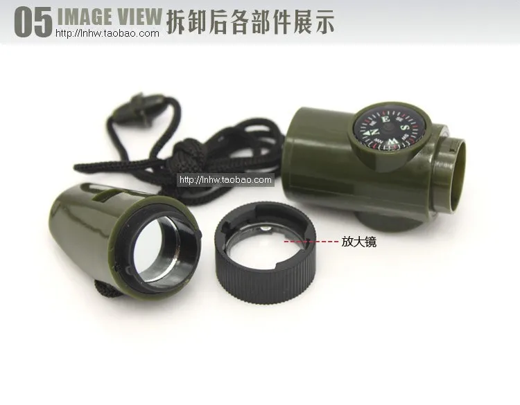 Wholesale Takin Outdoor Survival Qihe Multi-functional Whistle Camping Whistle Outdoor Supplies Special Offer