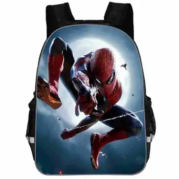 

13 Inch Hot Sale Child Spider Hero Boy School Bag Student Girl Gift Gift Student Book Backpack Pen Pencil School Bag