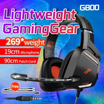 

G800 Gaming Headset 3.5mm Wired Headset With Mic Gamer Surround Sound For PC PS4 Sound Quality Is More Immersive