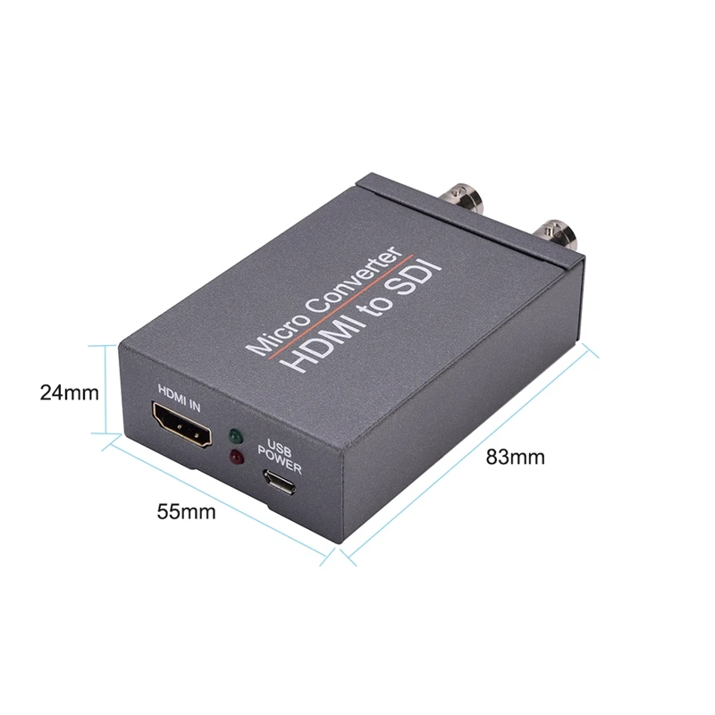 HDMI в SDI конвертер мини 3G HD видео микро конверсионный адаптер с o Автоматическое