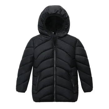 

2020 Winter New Children Down Cotton Jacket Boy Cotton Coat Middle and Small Children Long Section Male Baby Jacket Parkas