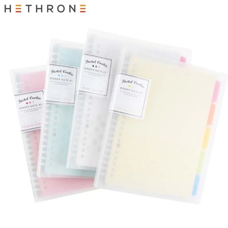 Hethrone, милый дизайн с листочками, блокнот, сортируемый, разборка, блокнот, ежедневник, канцелярские принадлежности, блокнот для набросков ручной работы