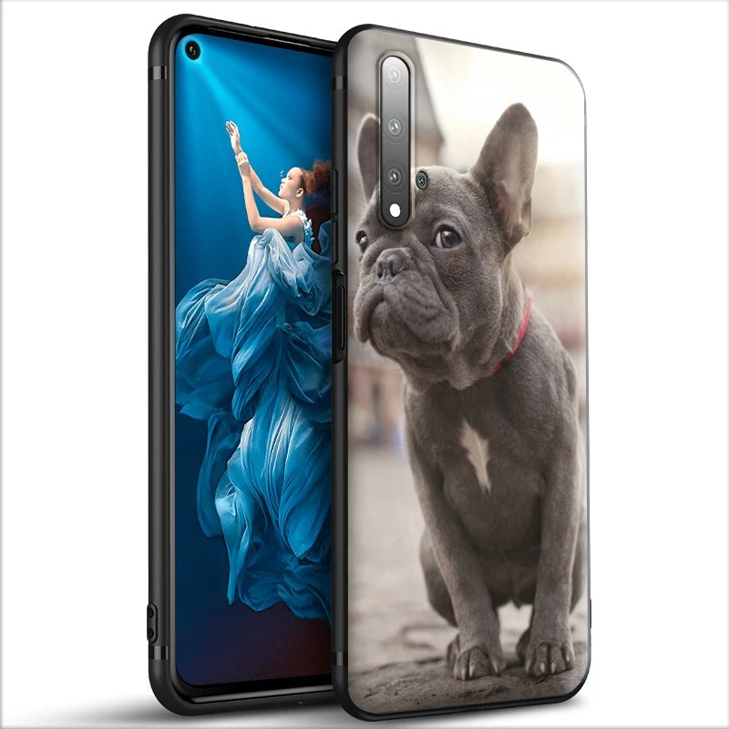 Силиконовый чехол с французским бульдогом для Huawei Honor V30 30 8 8A 8X 8C 9 9X 10 Note View 20 20S Pro