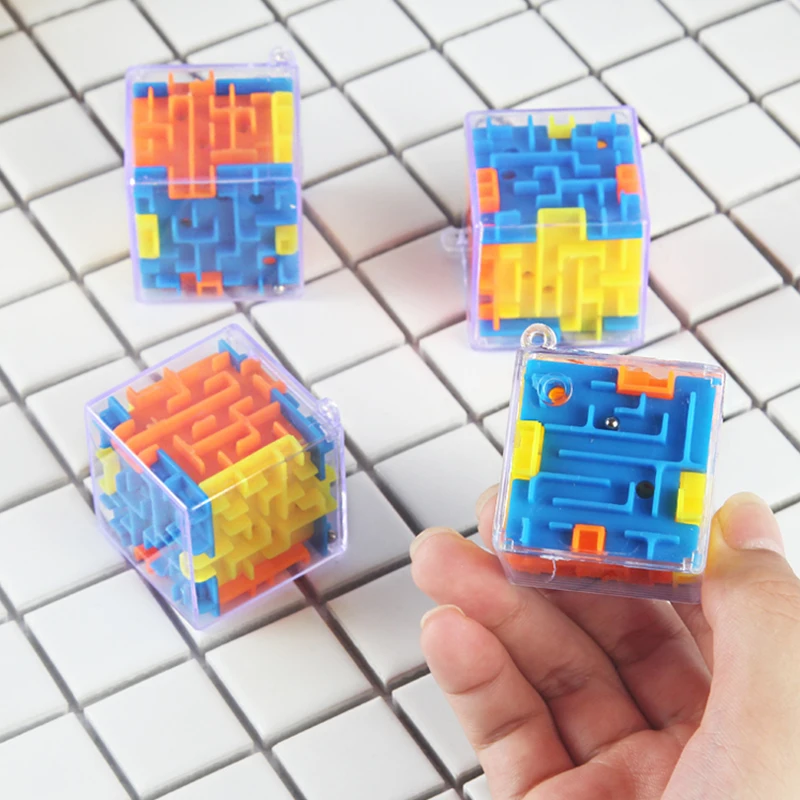 

Plastic Fidget Cubes Maze Ball Mini 3d Magic Kids Magical Labyrinth Game Iq Puzzle Autism Toys Children Logic Game Brain Teaser