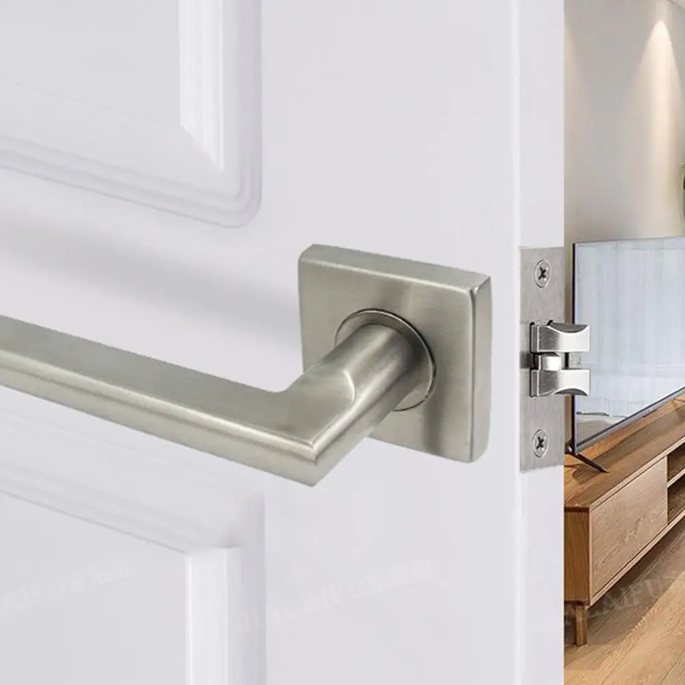

Hot Door Handle Lockset Entrance/Privacy/Passage Interior Door Lock Set Door Knob with 3 Keys for Bathroom Living room Bedroom