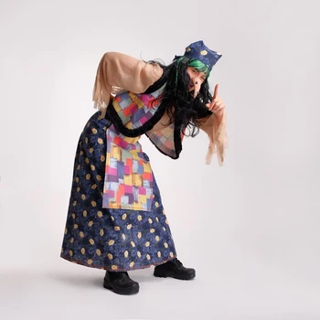 

Carnival costume "Baba Yaga", female, b. 48-50