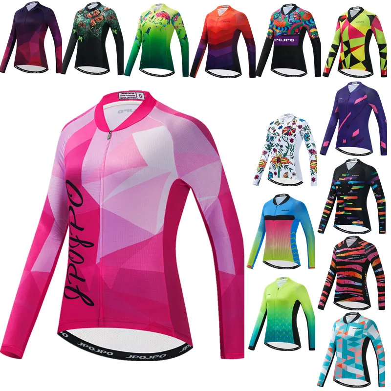 

Weimostar Pro Team Cycling Jersey Long Sleeve Women Autumn MTB Bike Clothing Maillot Ciclismo Raod Bicycle Clothes Cycle Wear