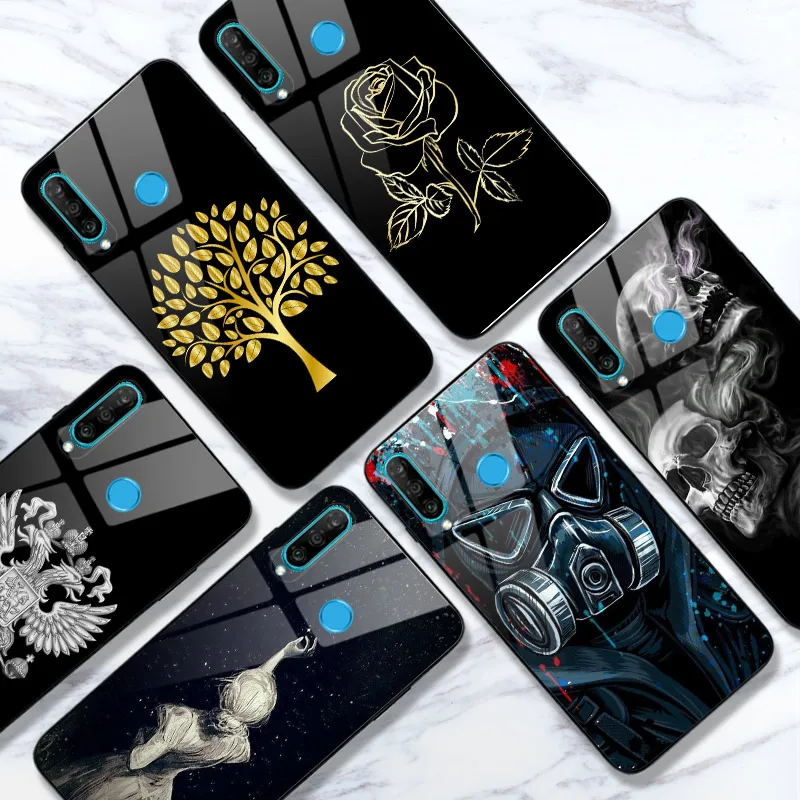 Чехол-накладка для Huawei P40 Lite E P30 P20 PRO P10 P9 P Smart Z 2018 2019 2020 2021 Plus блестящий чехол с