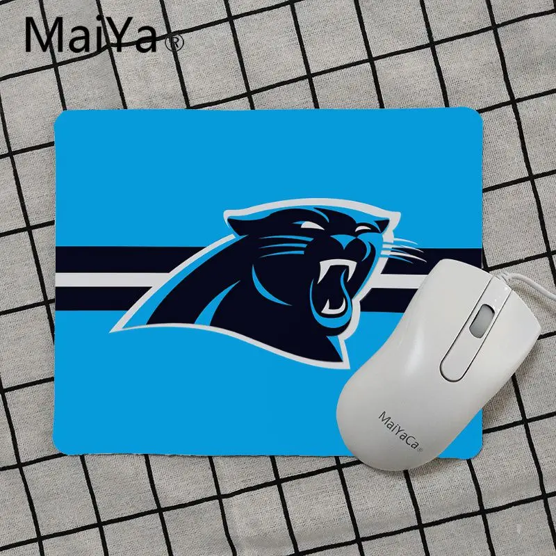 Maiya высокое качество Carolina Panthers уникальная настольная панель коврик для игровой мыши Лидер продаж подставка под руку мышь - Цвет: No Lock Edge18x22cm