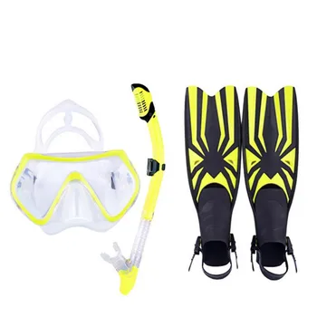 

Diving fins full dry snorkel goggles snorkeling three-piece suit diving equipment swimming diving learning training set