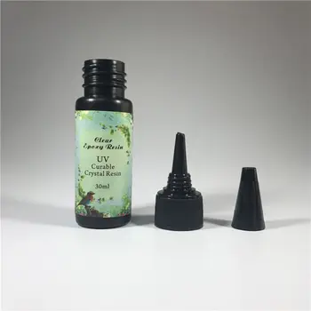 

35g Crystal Epoxy Resin UV Curable Clear Hard Type Glue Crafts Ultraviolet resin cures crystal clear Jewelry Making