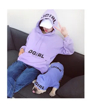 

100% Cotton Letter Solid Wearing hat kawaii dog clothes small dog clothes pitbull dog clothes jumpsuit with cape