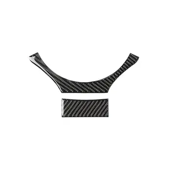 

Steering wheel decorative black carbon fiber sticker for Lexus NX 200 200t 300h