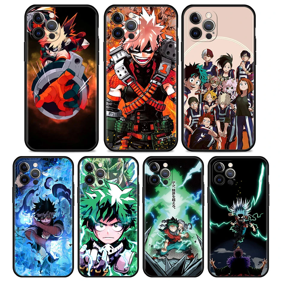 My Hero Academia Phone Case for iPhone 11 12 Mini 13 pro max SE XR X 7 8 XS Max 5S 6 6S Plus Cover Coque xr phone case